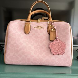 Coach Powder Pink Large Rowan