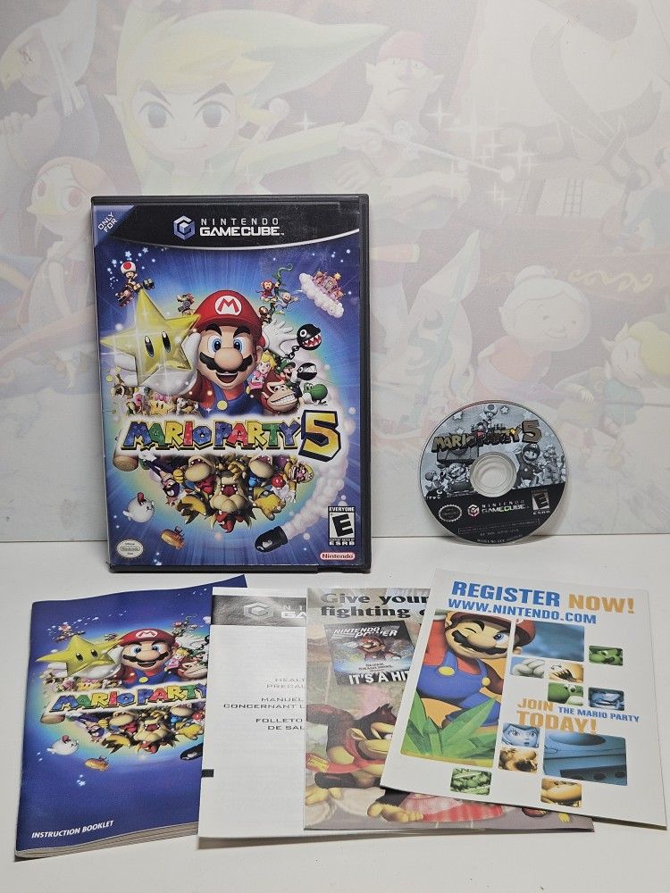 Mario PARTY 5 Complete Gamecube Game