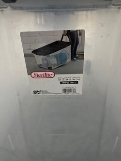 2 Heavy Duty 160 Qt. Rolling Storage Bins