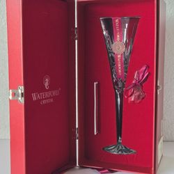 Waterford  #8 Eight Maids A-milking   12 Days of Christmas Champagne Flute