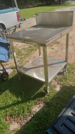 Stainless steel table