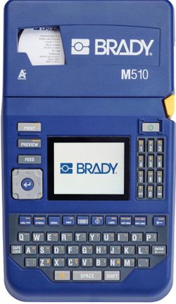 Brady M510 Portable Industrial Label Printer Kit with Carrying Case