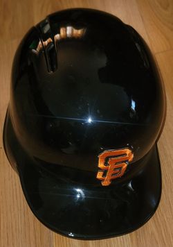 Game Used San Francisco Giants One Flap Baseball Batting Helmet SF Logo For Left Handed Batter Major League 100 MPH
Sizes 7, 7 1/8, 7 1/4, 7 3/4