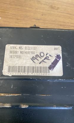 Corvette computer 1990 through 1991