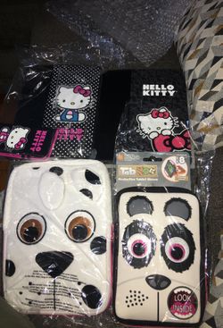 8" Plush Universal Tablet Sleeve/Hello Kitty Folio Case for iPad® 2, iPad 3rd generation, and iPad with Retina Display