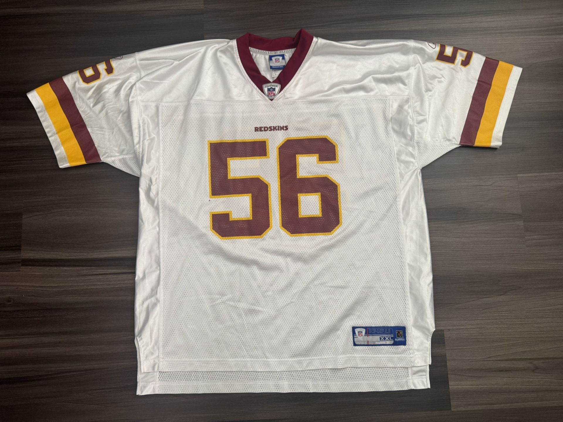 Vintage Reebok Lavar Arrington #56 Washington Redskins Away Jersey 2XL/XXL