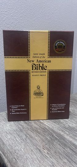 Giant print edition bible