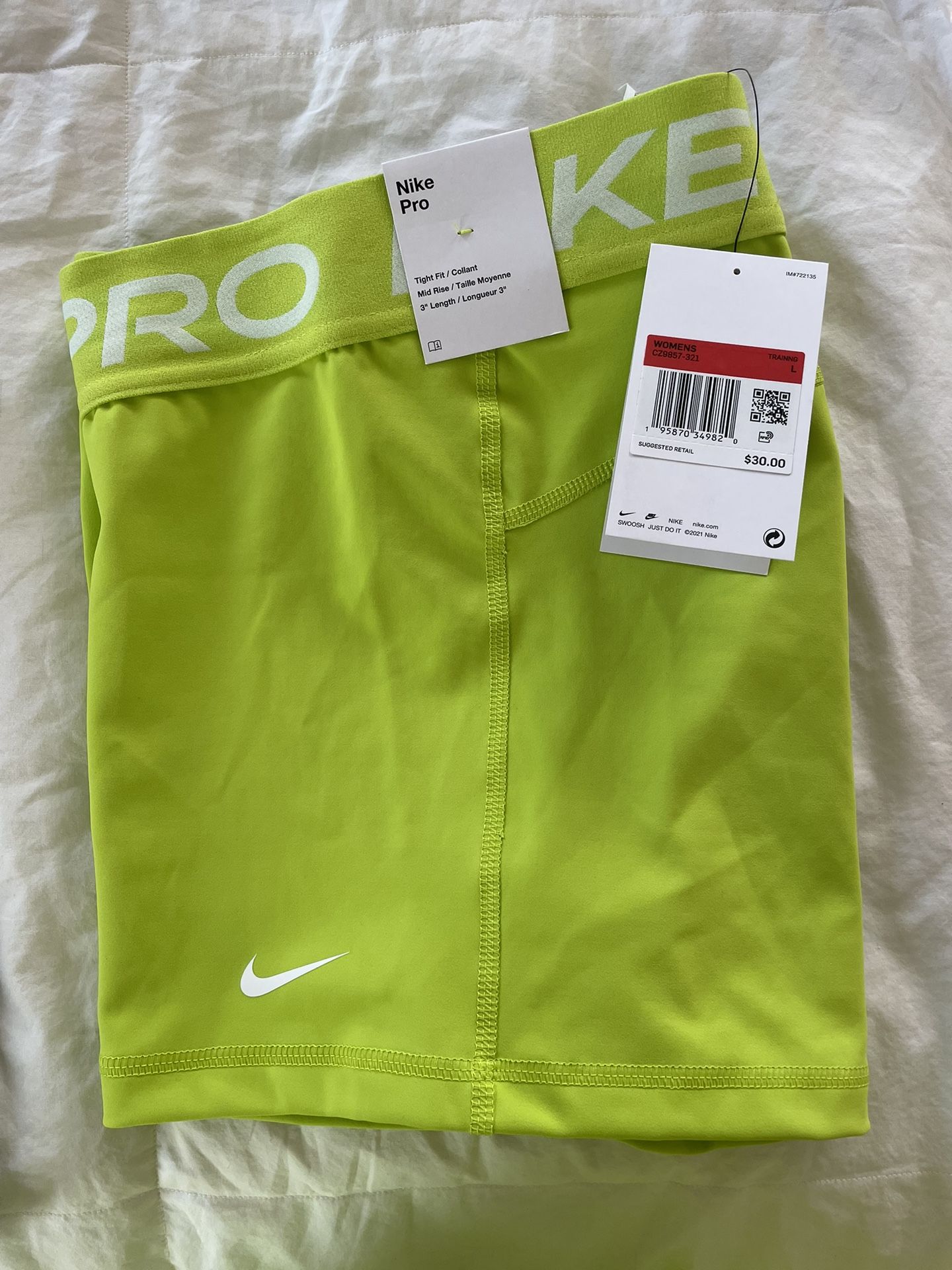 Nike Pro 3”Length