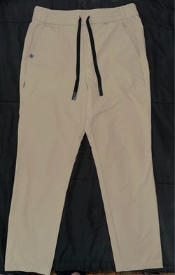 Figs Pro Scrub Pants Women's Small Petite Beige WW22WW2003