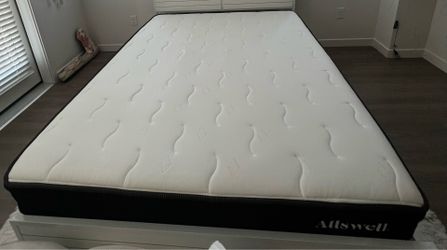 Gently Used Queen Mattress 10” Allswell Memory Foam
