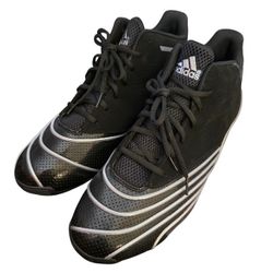 Adidas 'Return Of The Mac' Basketball Shoes Men's Size 14 Silver/Black New