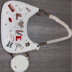 Aldo Crossbody purse, white