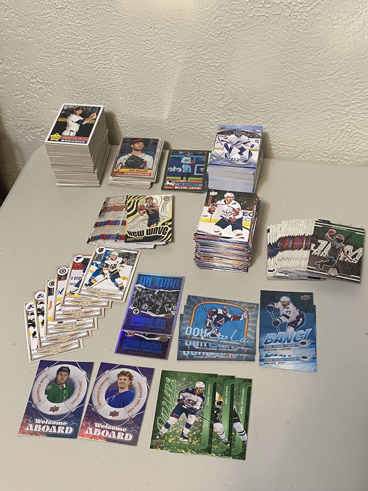 Baseball, Basketball, Hockey Cards