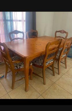 Table and chairs