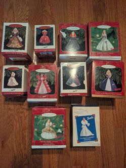 Holiday Hallmark barbies