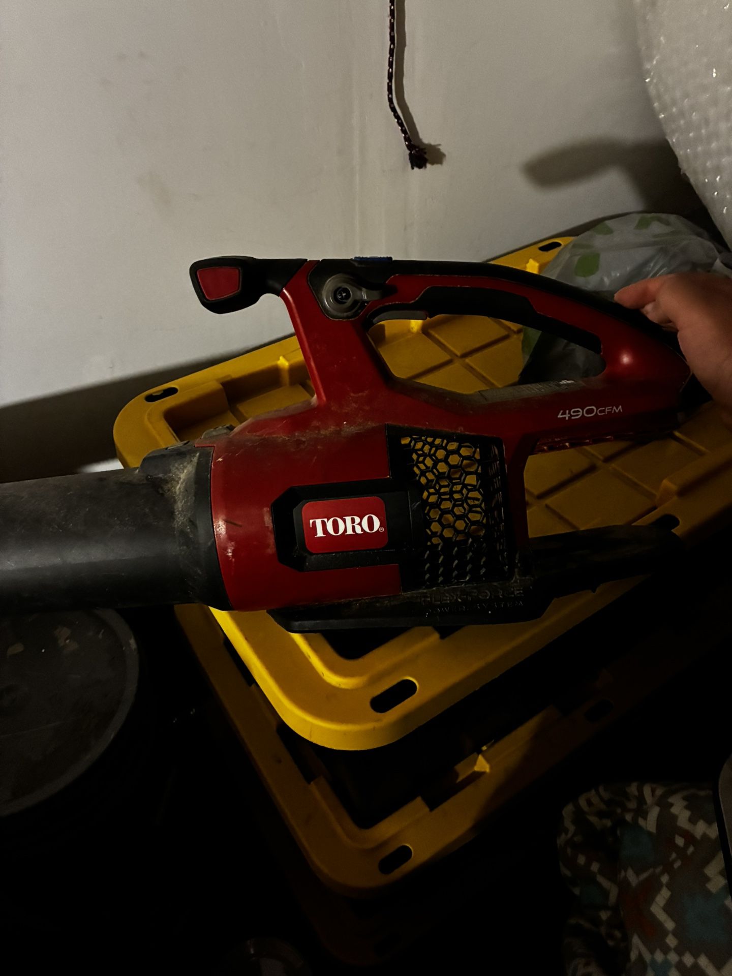 Toro electric Leaf Blower And Trimmer Set