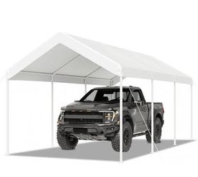10x20 FT Carport （white）