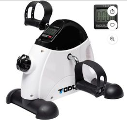 Hausse Portable Exercise Pedal Bike for Legs and Arms, Mini Exercise Peddler with LCD Display