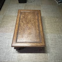 Coffee Table With World Map