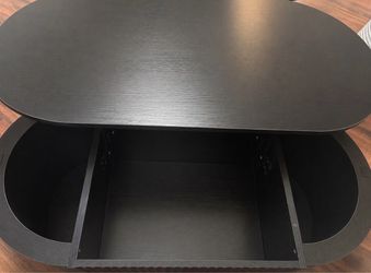 Black coffee table