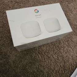 Google Nest WiFi Router And Point