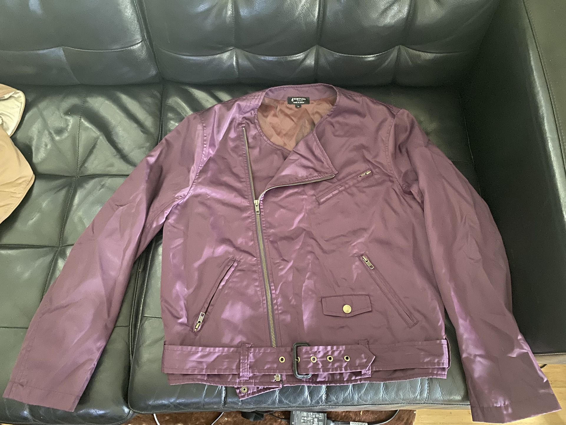 Beautiful Purple Vintage Fortuna Bomber Jacket