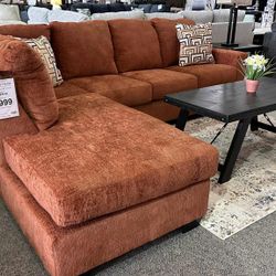 OM• $38 Initial • Brand New Aviemore Sectional With Chaise 