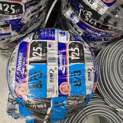 8/3 125ft Indoor Wire Romex
