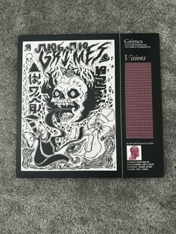 Grimes Visions Never Used Vinyl in black + CD