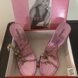 Light Pink Jewelry Dress Shoes