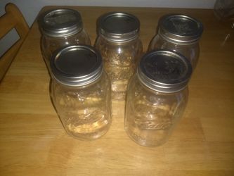 Mason jars and other glass