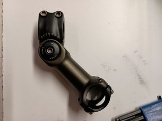 Bicycle stem / gooseneck adjustable riser beach cruiser ebike mountain bike comfort bike