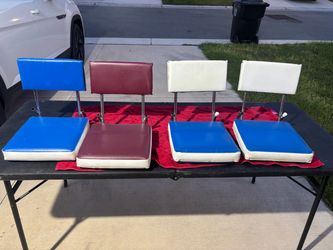 Stadium Seats with Backs – Set of 4