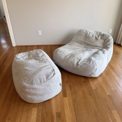 Bean Bag & Ottoman