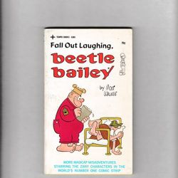 FALL OUT LAUGHING BEETLE BAILEY #5305 (1969) MORT WALKER | SILVER AGE | PAPERBACK