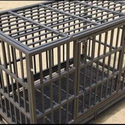 Medium Metal Heavy Duty Dog Crate Cage Kennel Carrier 