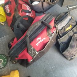 husky Tools Bag and Tool holder 