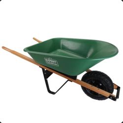 single wheel yard dump cart