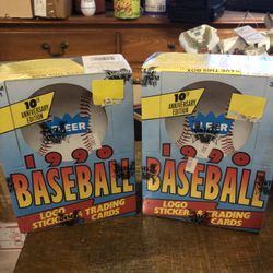 Baseball Cards:  Fleer—1990 Wax Packs