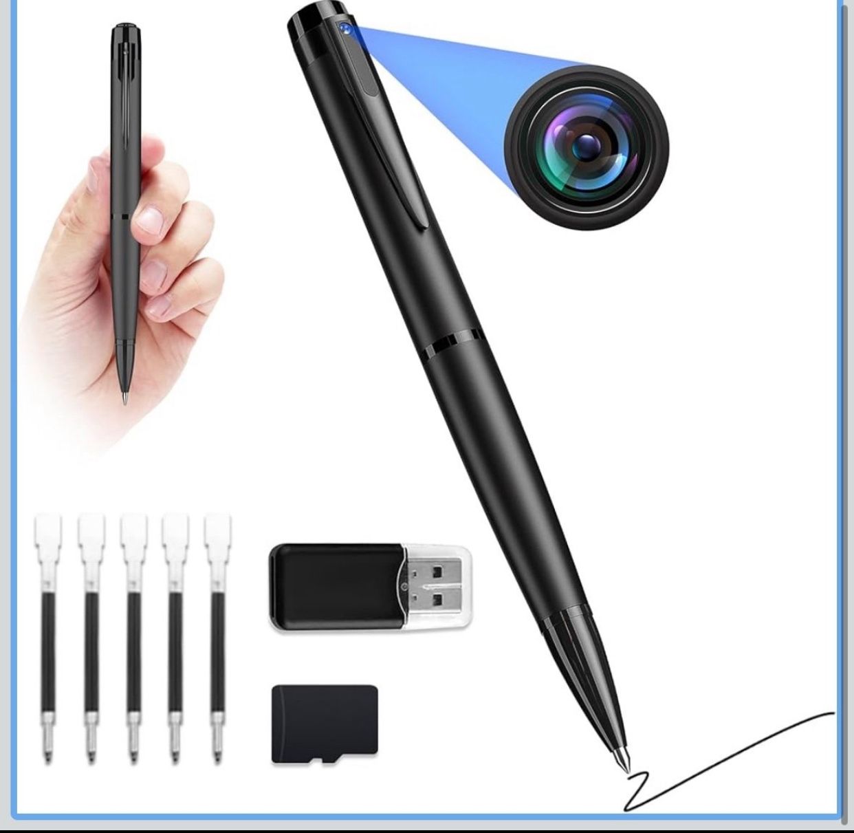 Wxndfr 1080P Mini Camera for Home with 64GB Card Security Camera with Motion Detection Night Vision  Brand new with 64GB card thanks