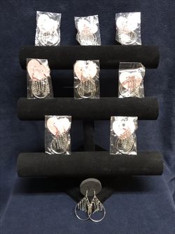 9 Available! Silver Costume Earrings! Pickup Only! No Holds! Idaho/Southern $4 Each Or $34 For All