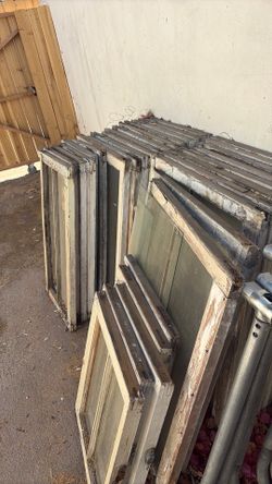 80 year-old sash windows, $100 for all of them