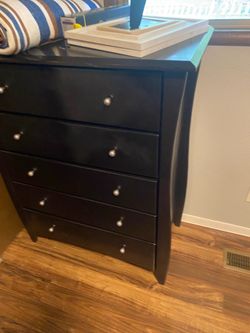 Black dresser