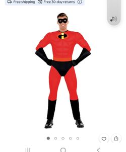Mr Incedible halloween Adult custome