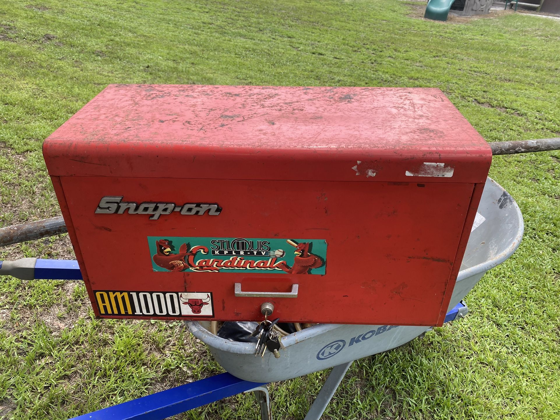 Snapon tool box with key 26”x 14”1/2”x12” all drawers open and close 200 firm inn n Lakeland,New Products : American Fashion Style Bags On Sale