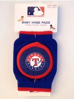 MLB Texas Rangers Baby Knee Pads Size 6M-18M