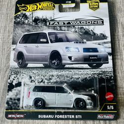 Hot Wheels Premium Car Culture Fast Wagons Set Subaru Forester STI 
