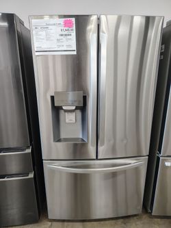 LG 28cu ft 3 Door French Door Standard -Depth Refrigerator with Dual ice maker