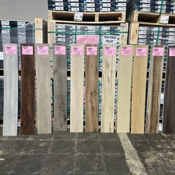 New shipment of vinyl flooring at crazy prices!! 🔥🔥  - MSI Cyrus Collection 12MIL  - 23.77 sqft per box (10 pcs) - Different colors in stock 🤯  🔴P