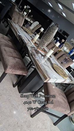 🇺🇸 ✨️ Dining Table Chair Sets! Furniture Sectionals, Queen Bedrooms Avail